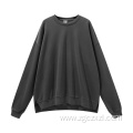 Autumn/Winter Side Slit Crewneck Washed Sweatshirt